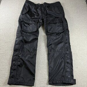 Rockstar Original Motorcycle Style Size Zip Button Pants Black Men’s Size 3XL